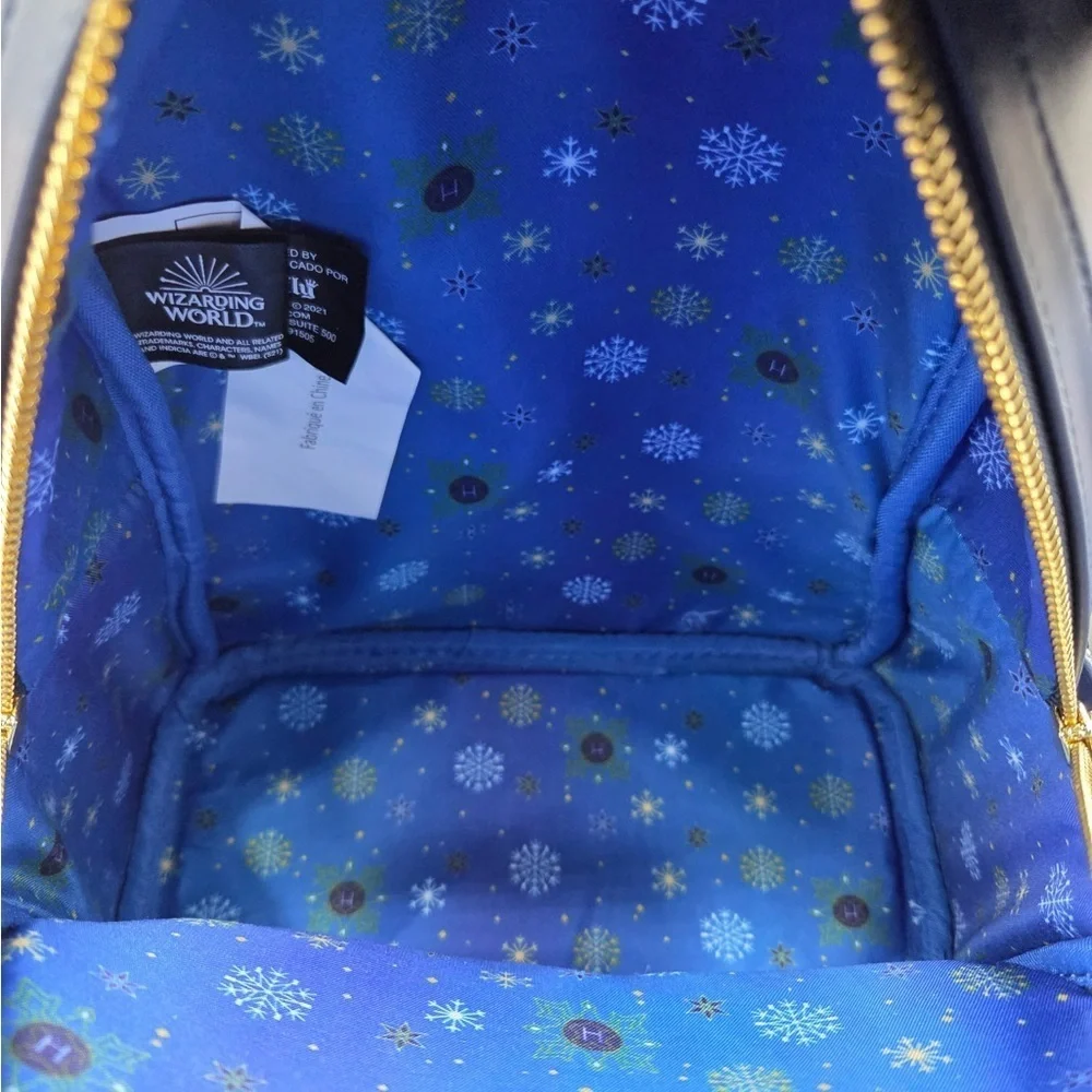 Loungefly Hogwarts Castle Navy Backpack
